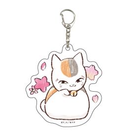 AcrylicKeyChain01NyankosenseiCherryBlossomsVerGraffArtDesign1