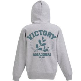 Aoba Johsai Cheering Hoodie Mix Gray x Black