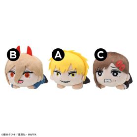 Chainsaw Man NESOBERI Plush Denji & Power & Kobeni