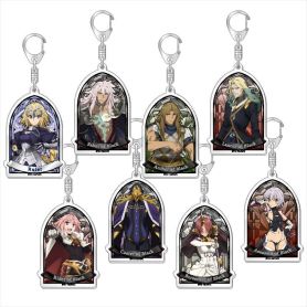 FateApocryphaAcrylicKeyChainCollectionBlackCampVerBLINDBOX1