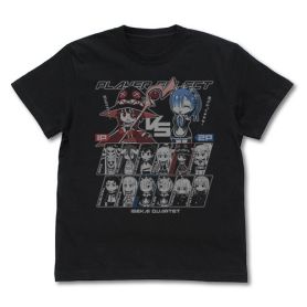 Isekai Quartet Player Select T-shirt Black