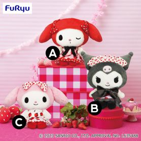 My Melody & Kuromi Strawberry Lolita Plush