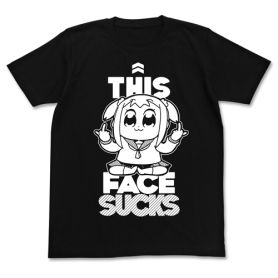 Pop Team Epic SUCKS T-shirt Black