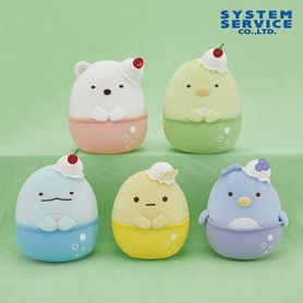 SumikkoGurashiCreamSodaRoundPlush1